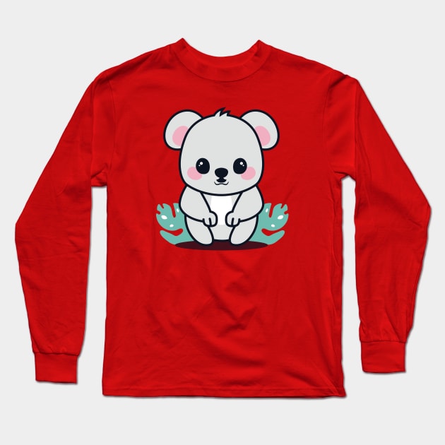 Cute Koala Baby Long Sleeve T-Shirt by JS Arts